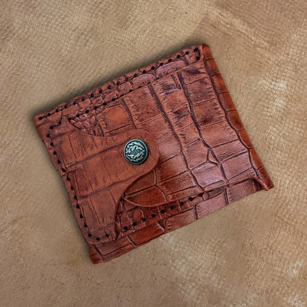 الگو نیمه آماده کیف جیبی چرمی