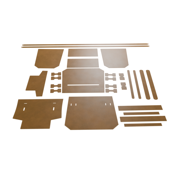 الگو نیمه آماده کیف چرمی زنانه