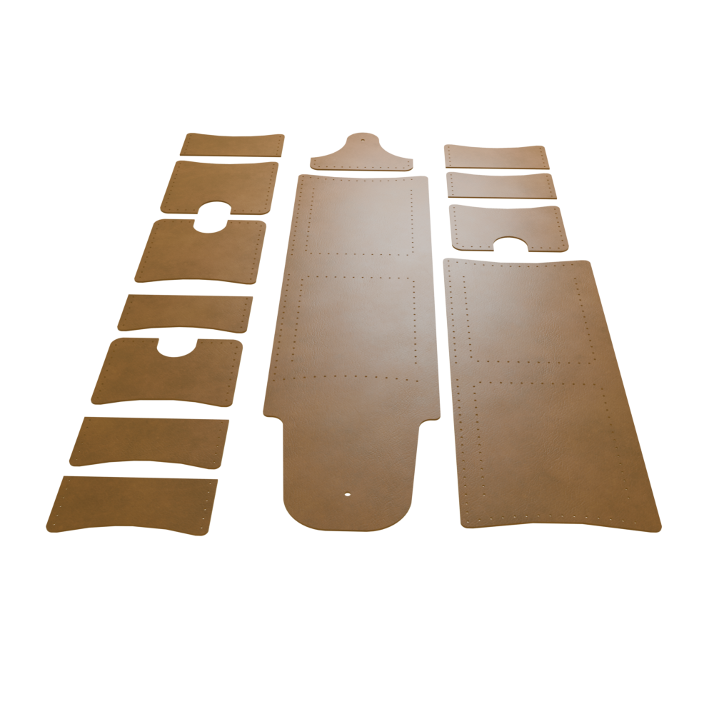  الگو نیمه آماده کیف جیبی چرمی 