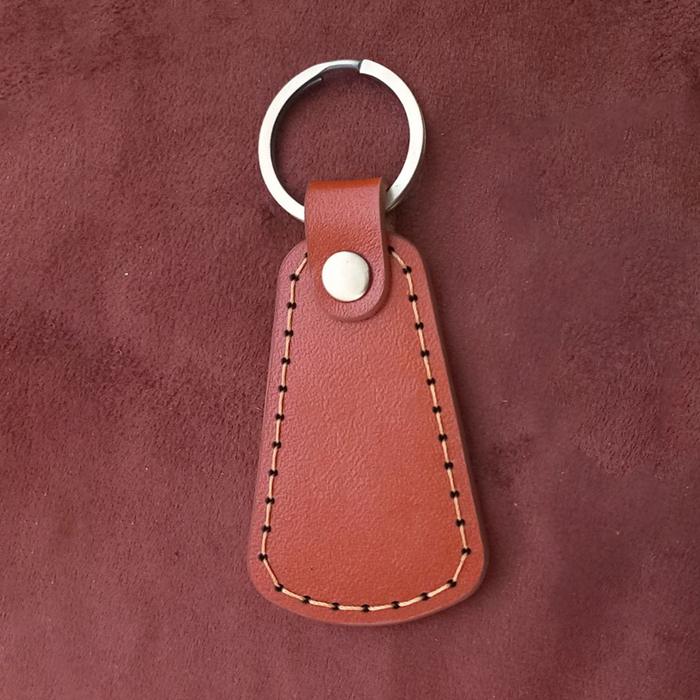 الگوی جاسوئیچی چرمی عسلی