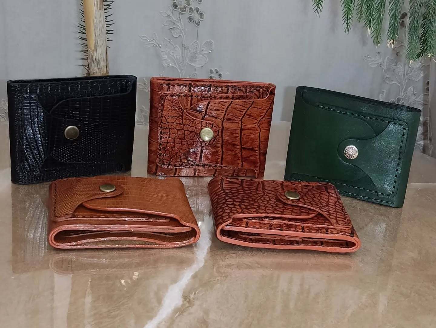  الگو نیمه آماده کیف جیبی چرمی 